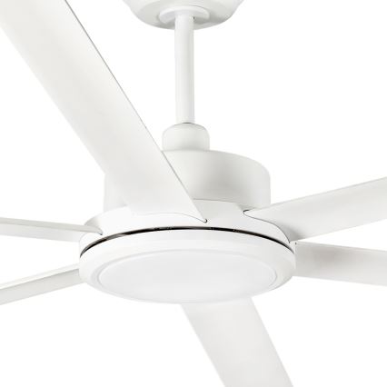 FARO 34206 - Deckenventilator ROTTERDAM XXL weiß d 250 cm + Fernbedienung