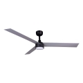 FARO 34287WT1S - LED-dimmbarer Deckenventilator CRUISER XL LED/18W/230V 2700/3000/4000K Ø 160 cm grau/schwarz Wi‑Fi Tuya + Fernbedienung