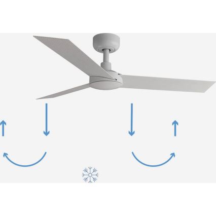 FARO 34288WP - Deckenventilator CRUISER S weiß d 106 cm SMART + Fernbedienung