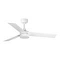 FARO 34288WT1S - Dimmbarer LED-Deckenventilator CRUISER S LED/18W/230V 2700/3000/4000K Ø 106 cm weiß Wi-Fi Tuya + Fernbedienung