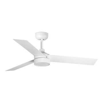 FARO 34288WT1S - Dimmbarer LED-Deckenventilator CRUISER S LED/18W/230V 2700/3000/4000K Ø 106 cm weiß Wi-Fi Tuya + Fernbedienung