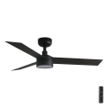 FARO 34289-1TW - Dimmbarer LED-Deckenventilator CRUISER S LED/18W/230V 2700/4000/6500K d 106 cm schwarz + Fernbedienung