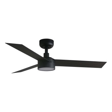 FARO 34289WT1S - Dimmbarer LED-Deckenventilator CRUISER S/LED/18W/230V 2700/3000/4000K Ø 106 cm schwarz Wi-Fi Tuya + Fernbedienung