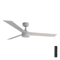 FARO 34290-1TW - Dimmbarer LED-Ventilator CRUISER LED/20W/230V 2700/4000/6500K d 132 cm weiß + Fernbedienung