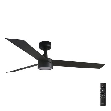 FARO 34291-1TW - LED-dimmbarer Deckenventilator CRUISER LED/20W/230V 2700/3000/4000K Ø 132 cm schwarz + Fernbedienung
