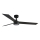 FARO 34291WT1S - CRUISER L LED-dimmbarer Deckenventilator, 18 W, 230 V, 2700/3000/4000 K, Ø 132 cm, schwarz, Wi-Fi (Tuya) + Fernbedienung