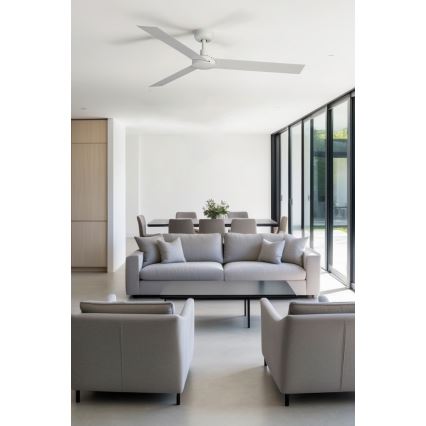 FARO 34292WP - Deckenventilator CRUISER XL Weiß Ø 160 cm SMART + Fernbedienung