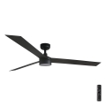 FARO 34293-1TW - LED dimmbarer Deckenventilator CRUISER XL LED/18W/230V 2700/3000/4000K Ø 160 cm schwarz + Fernbedienung