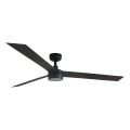 FARO 34293WT1S - Dimmbarer LED-Deckenventilator CRUISER XL LED/18W/230V 2700/3000/4000K Ø 160 cm schwarz Wi-Fi Tuya + Fernbedienung
