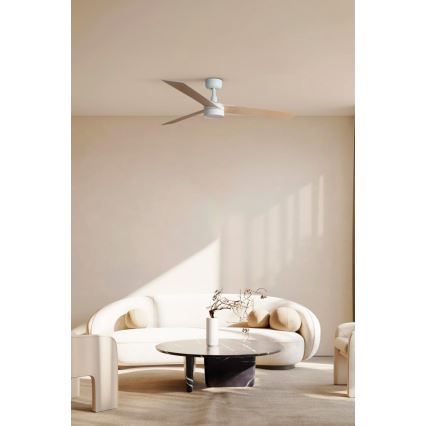 FARO 34297-1TW - Dimmbarer LED-Ventilator RUDDER L LED/20W/230V 2700/3000/4000K Ø 132 cm + Fernbedienung