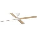 FARO 34355WT - Deckenventilator RUDDER L weiß/beige d 132 cm Wi-Fi Tuya + Fernbedienung
