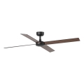 FARO 34356 - Deckenventilator RUDDER L braun/schwarz d 132 cm + Fernbedienung