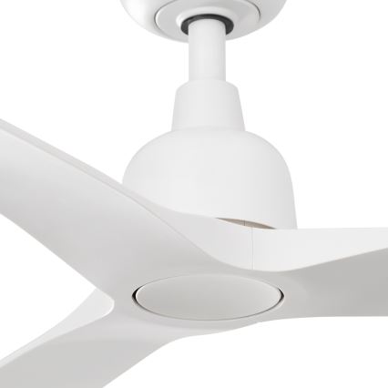FARO 34363WT - Deckenventilator OUTWOOD L weiß d 150 cm Wi-Fi Tuya IP44 + Fernbedienung