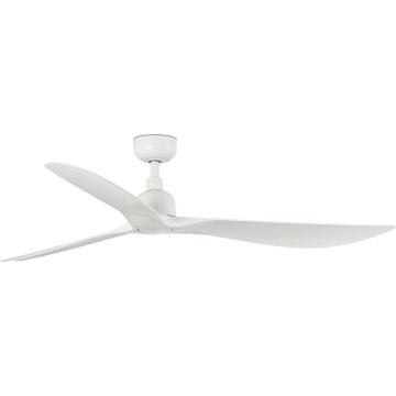 FARO 34363WT - Deckenventilator OUTWOOD L weiß Durchmesser 150 cm Wi-Fi Tuya IP44 + Fernbedienung