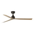 FARO 34371WT - Deckenventilator MARINE M Ø 125 cm, Braun/Schwarz, IP44, Tuya Wi-Fi + Fernbedienung