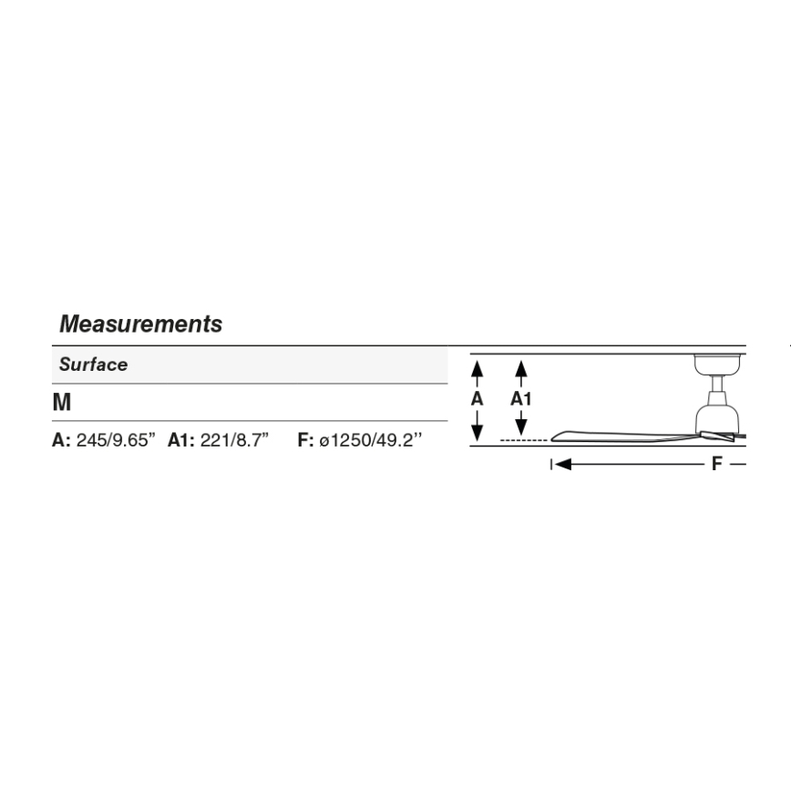 FARO 34371WT - Deckenventilator MARINE M Ø 125 cm, Braun/Schwarz, IP44, Tuya Wi-Fi + Fernbedienung