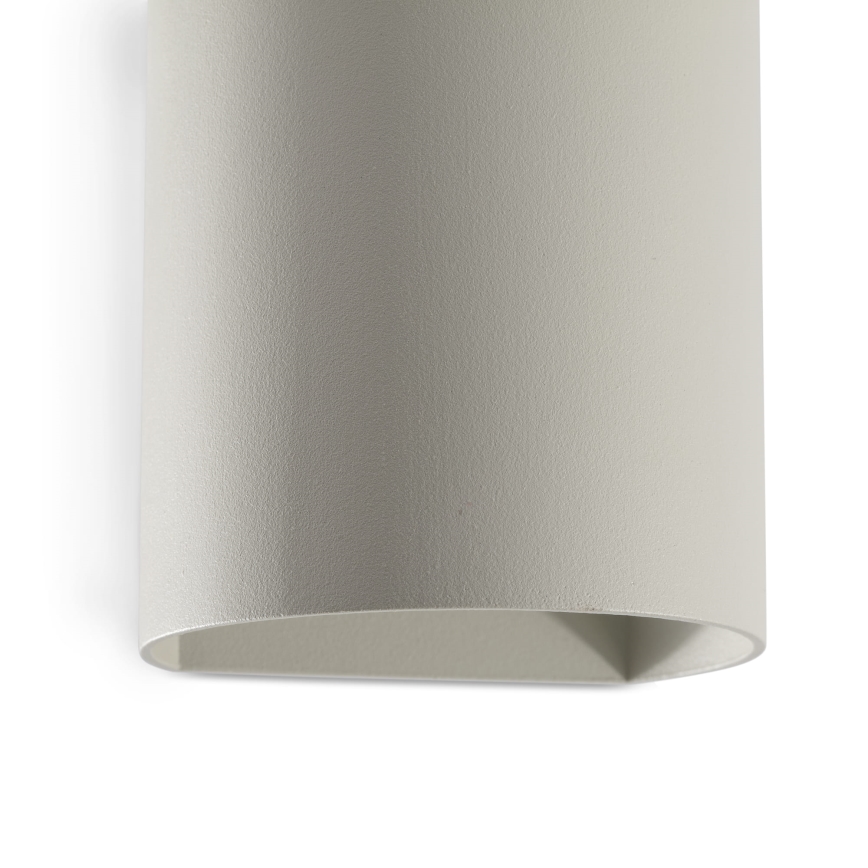 FARO 40524 - Wandleuchte SOLE 1xGU10/8W/230V grau rund