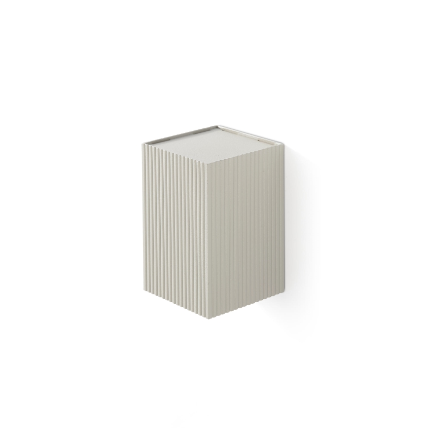 FARO 40536 - Wandleuchte SOLE 1xGU10/8W/230V grau gewellt eckig
