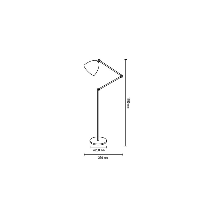 Faro 50118 - Stehlampe ADITI 1xE14/40W/230V rot