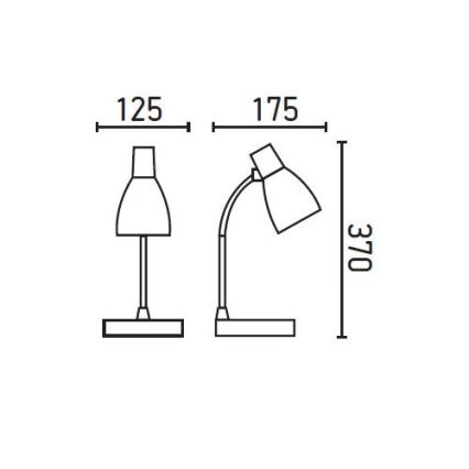 Faro 51971 - LED Tischlampe ALADINO 1xLED/3W/230V orange
