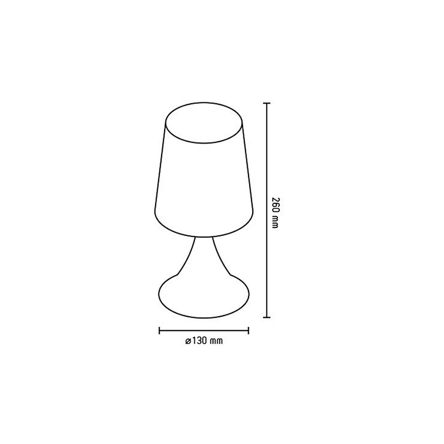 FARO 54005 - Tischlampe SIRA 1xE14/20W/230V rot