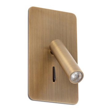 FARO 62111 - LED-Wandstrahler SUAU LED/3W/230V bronze