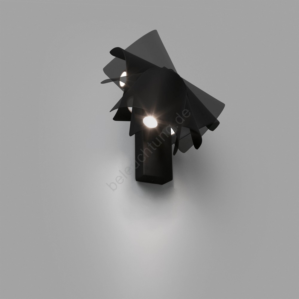 Faro Barcelona LE PETIT Wandleuchte - Schwarz, Mit Integrierter LED, Zeitloses Design