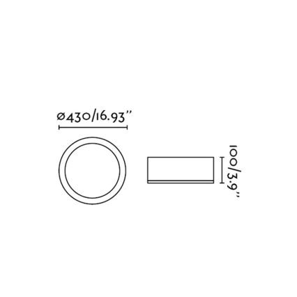 FARO 63399 - Deckenleuchte KAO LED/35W/230V