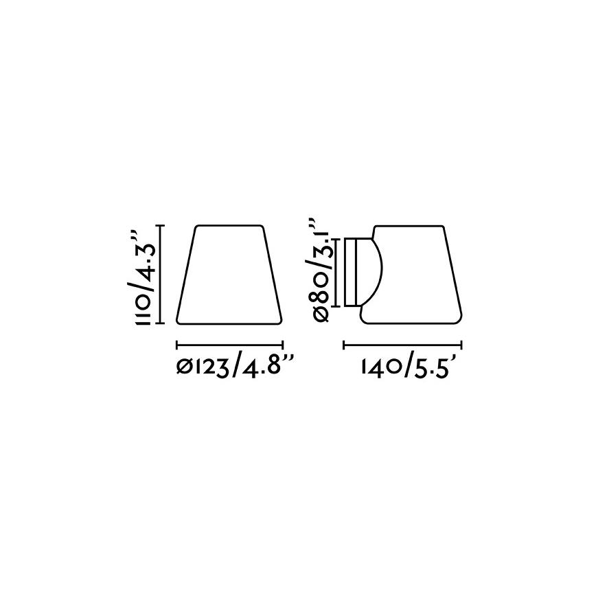 FARO 63510 - Wandleuchte für  Badezimmer BIANCA 1xG9/6W/230V IP44