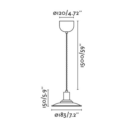 FARO 64164 - Kronleuchter NINETTE 1xE27/40W/230V