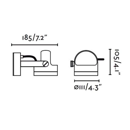 FARO 70026 - LED-Außenwandleuchte ALFA LED/15W/230V IP65 4000K