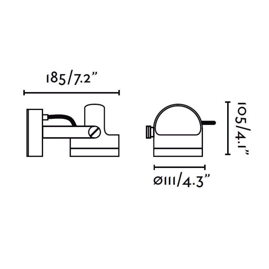 FARO 70026 - LED-Außenwandleuchte ALFA LED/15W/230V IP65 4000K