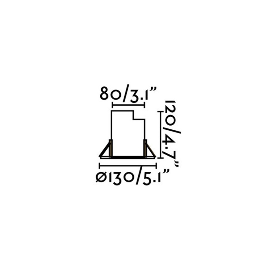 FARO 70305 - LED-Einfahrtsleuchte für den Außenbereich GEISER LED/7W/230V IP67