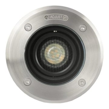 FARO 70310 - Außen-Bodeneinbauleuchte GEISER 1xGU10/8W/230V IK08 IP67 Edelstahl