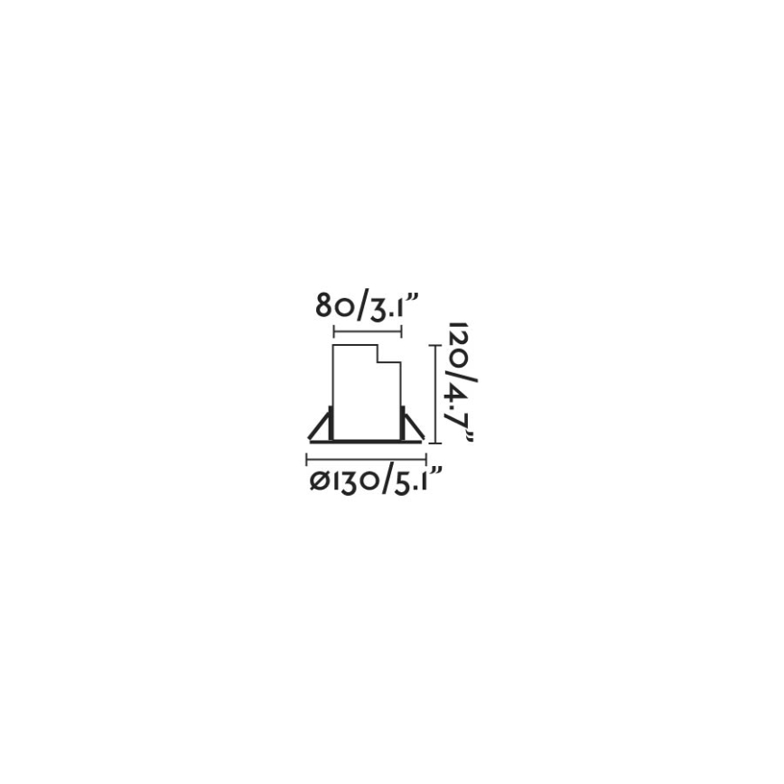 FARO 70310 - Außen-Bodeneinbauleuchte GEISER 1xGU10/8W/230V IK08 IP67 Edelstahl