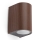 FARO 70324 - Außenwandleuchte ESTELA 1xGU10/5W/230V IP65 braun