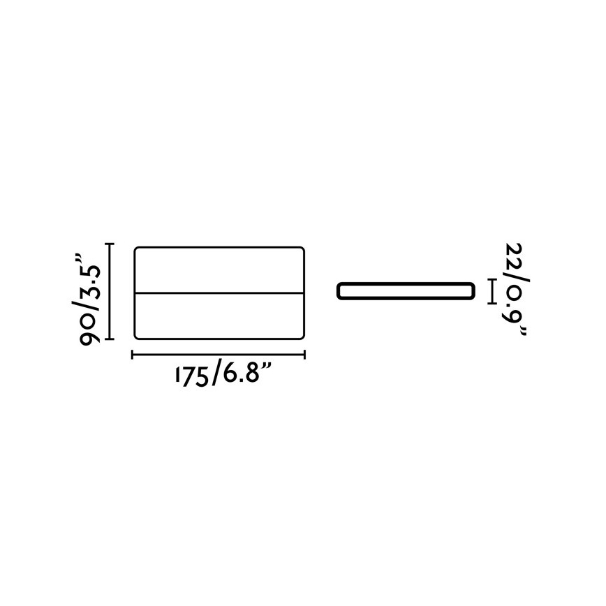 FARO 70647 - LED Auβen-Wandbeleuchtung ADAY-2 LED/12W/230V IP54