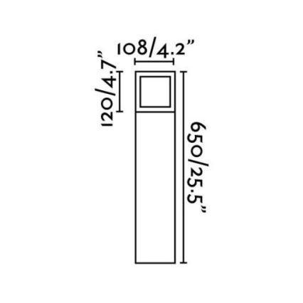 FARO 70761 - Außenlampe ONZE 1xE27/20W/230V IP54