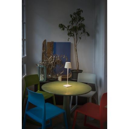 FARO 70775 - LED Außen-Tischleuchte mit Touch-Funktion TOC LED/2,2W/3,7V/230V IP54