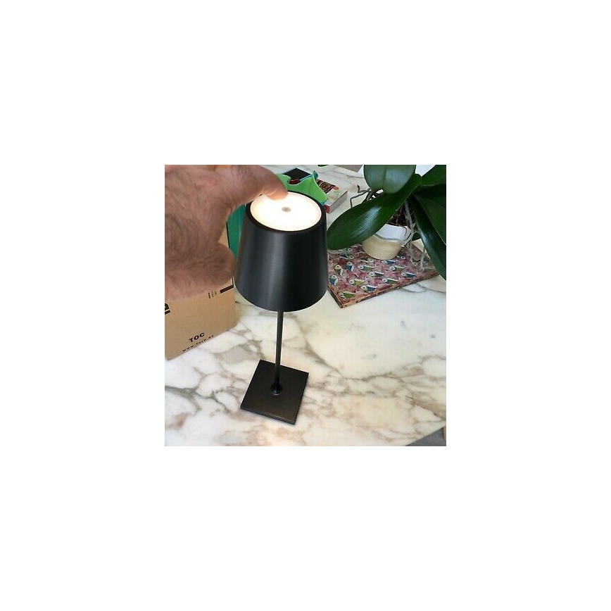 FARO 70776 - Dimmbare LED-Tischleuchte mit Touch-Funktion für Außenbereich TOC LED/2,2W/230V IP54