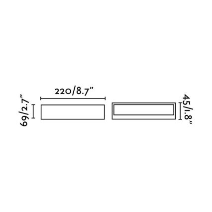 FARO 71052 - LED Auβen-Wandbeleuchtung TOLUCA LED/16W/230V IP65