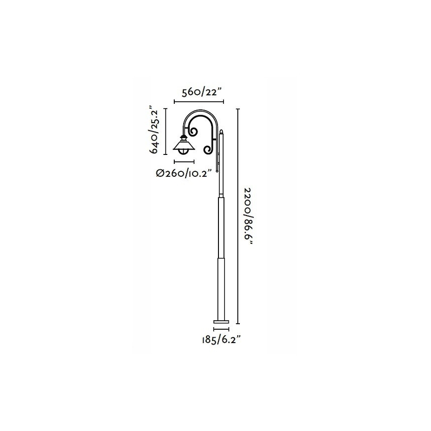 FARO 71116 - Außenlampe NAUTICA 1xE27/11W/230V IP33