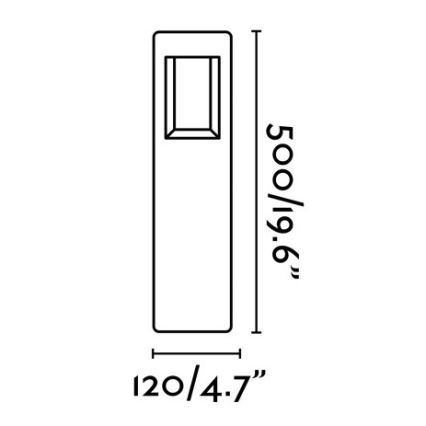 FARO 71199 - LED Auβenlampe NAYA LED/8W/230V IP54