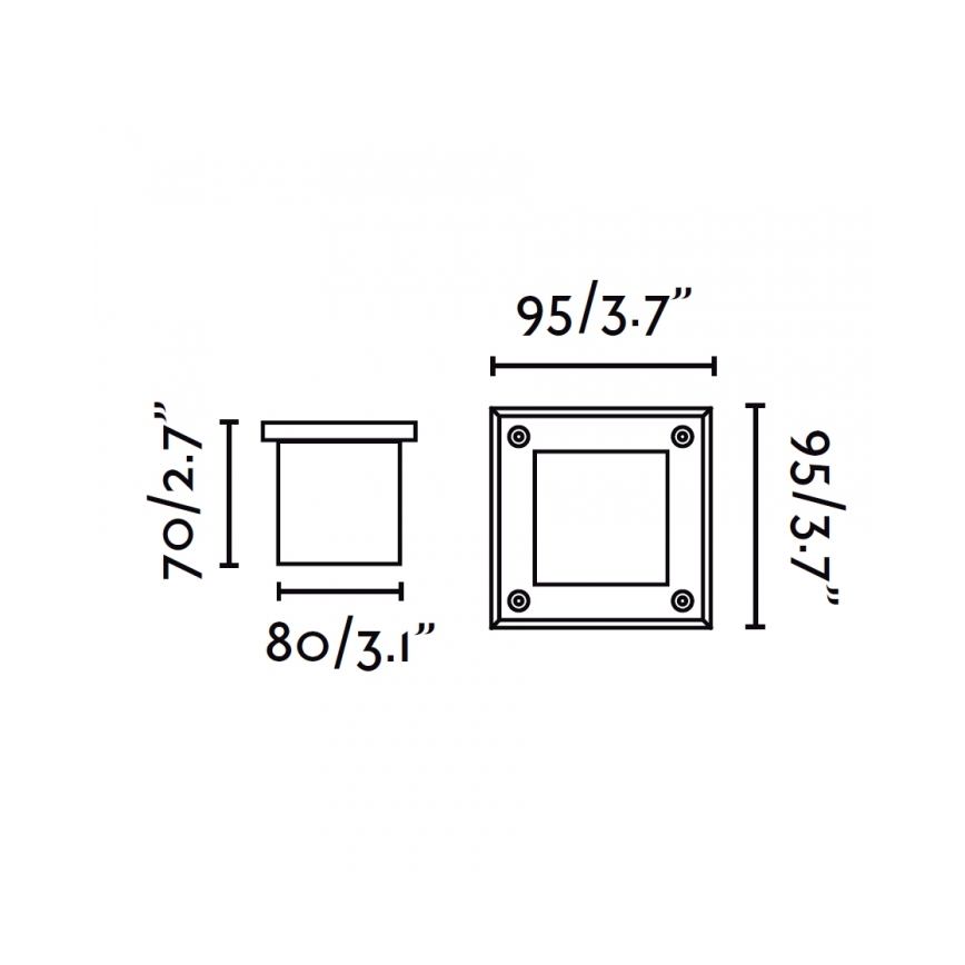 FARO 71497N - LED Bodeneinbaustrahler LED/3W/230V IP67 6000K