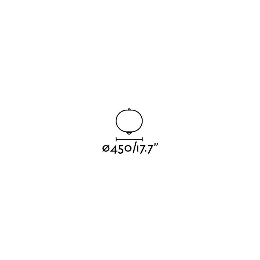 FARO 71588 - Lampenschirm HUE E27 ∅ 45 cm IP65