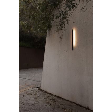 FARO 71800 - LED-Außenwandleuchte LIME LED/6W/230V 2700/3000/4000K 60 cm CRI 90 IP65 schwarz