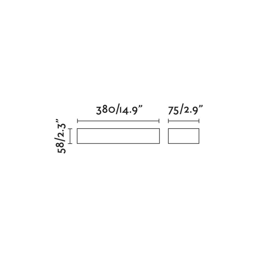 FARO 71905 - LED-Außenwandleuchte DORO 2xLED/10W/230V IP65 braun