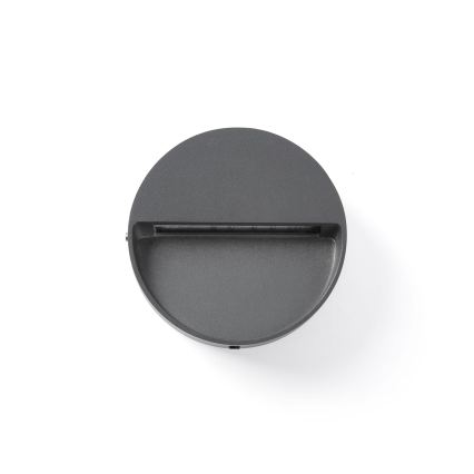 FARO 71960 - LED-Treppenleuchte DUNE LED/3W/230V 2200/2700/3200/4000K IP65 Anthrazit rund