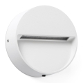 FARO 71961 - LED-Treppenleuchte DUNE LED/3W/230V 2200/2700/3200/4000K IP65 weiß rund