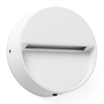 FARO 71961 - LED-Treppenleuchte DUNE LED/3W/230V 2200/2700/3200/4000K IP65 weiß rund